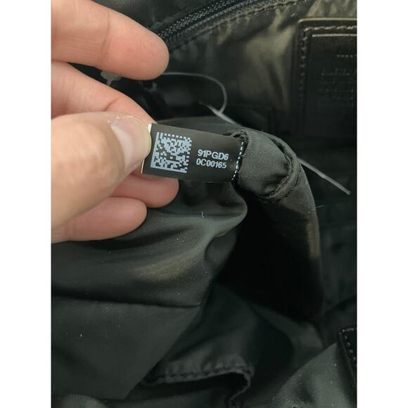 MICHAEL KORS NWT PARKER LG CHARCOAL CANVAS MESSANGER BAG - Picture 13 of 16